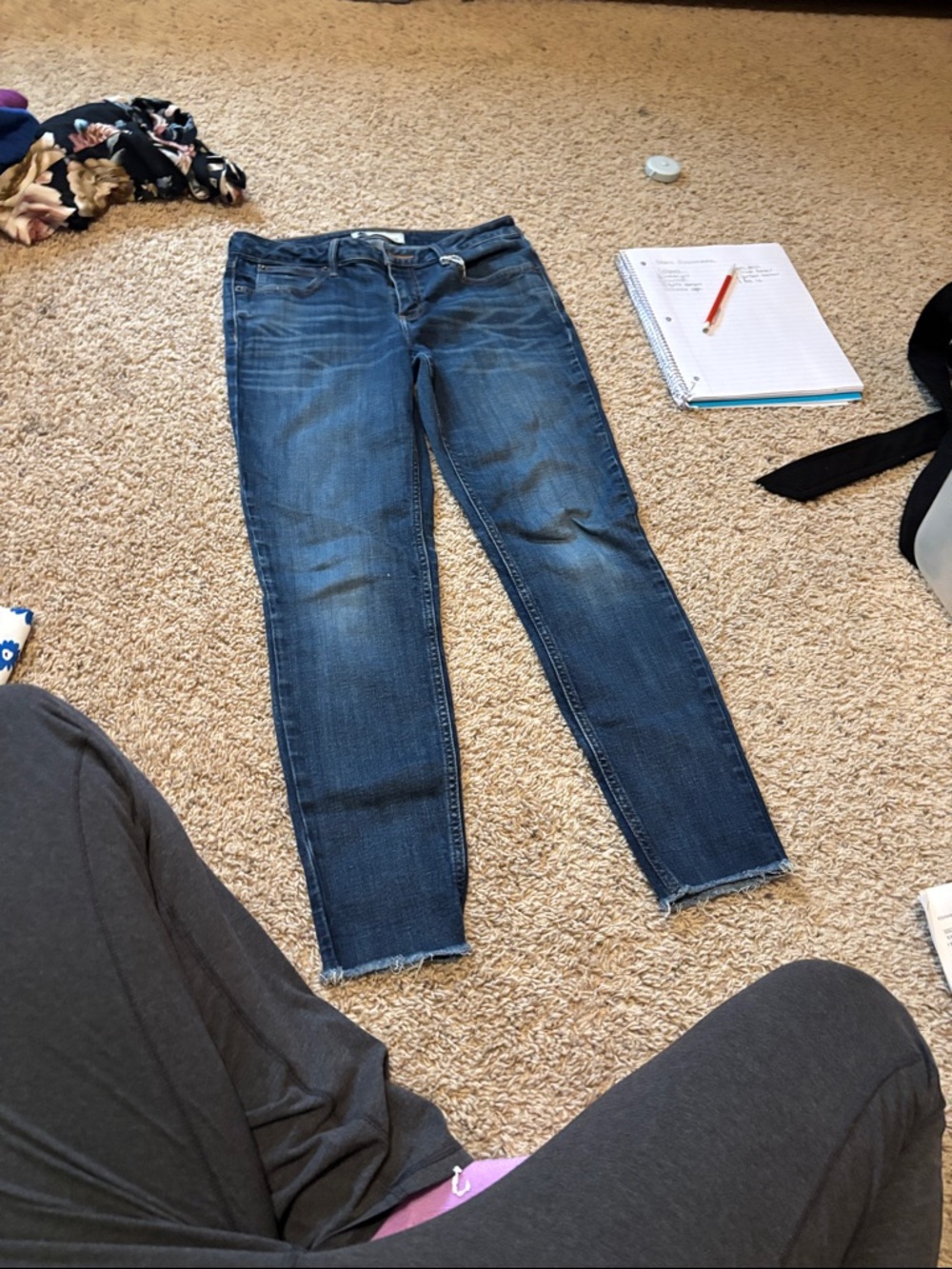 Maurices Women's Dark Blue Skinny Jeans
